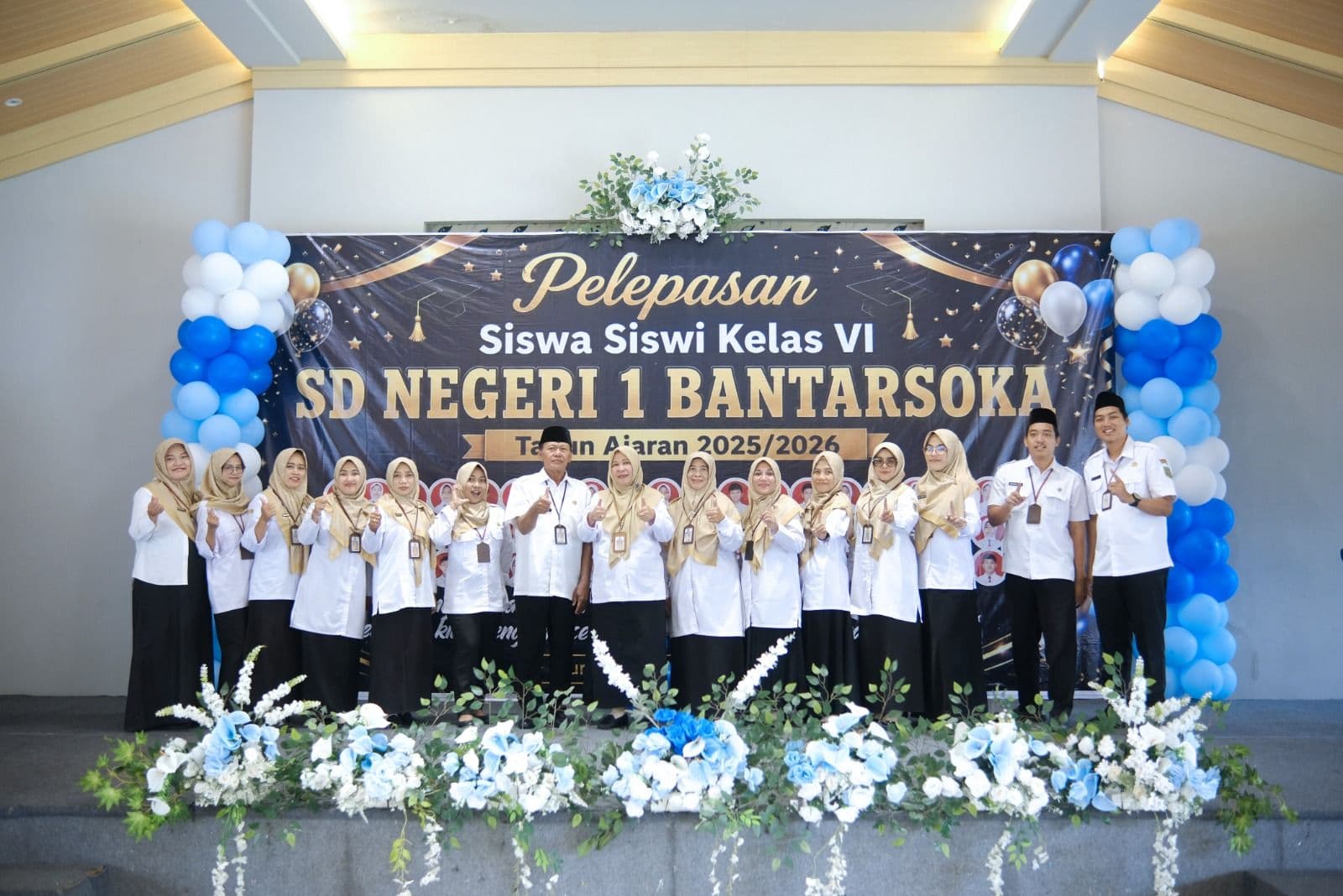 Pelepasan Siswa Kelas VI SD Negeri 1 Bantarsoka Tahun Ajaran 2025/2026 Berlangsung Khidmat dan Penuh Haru