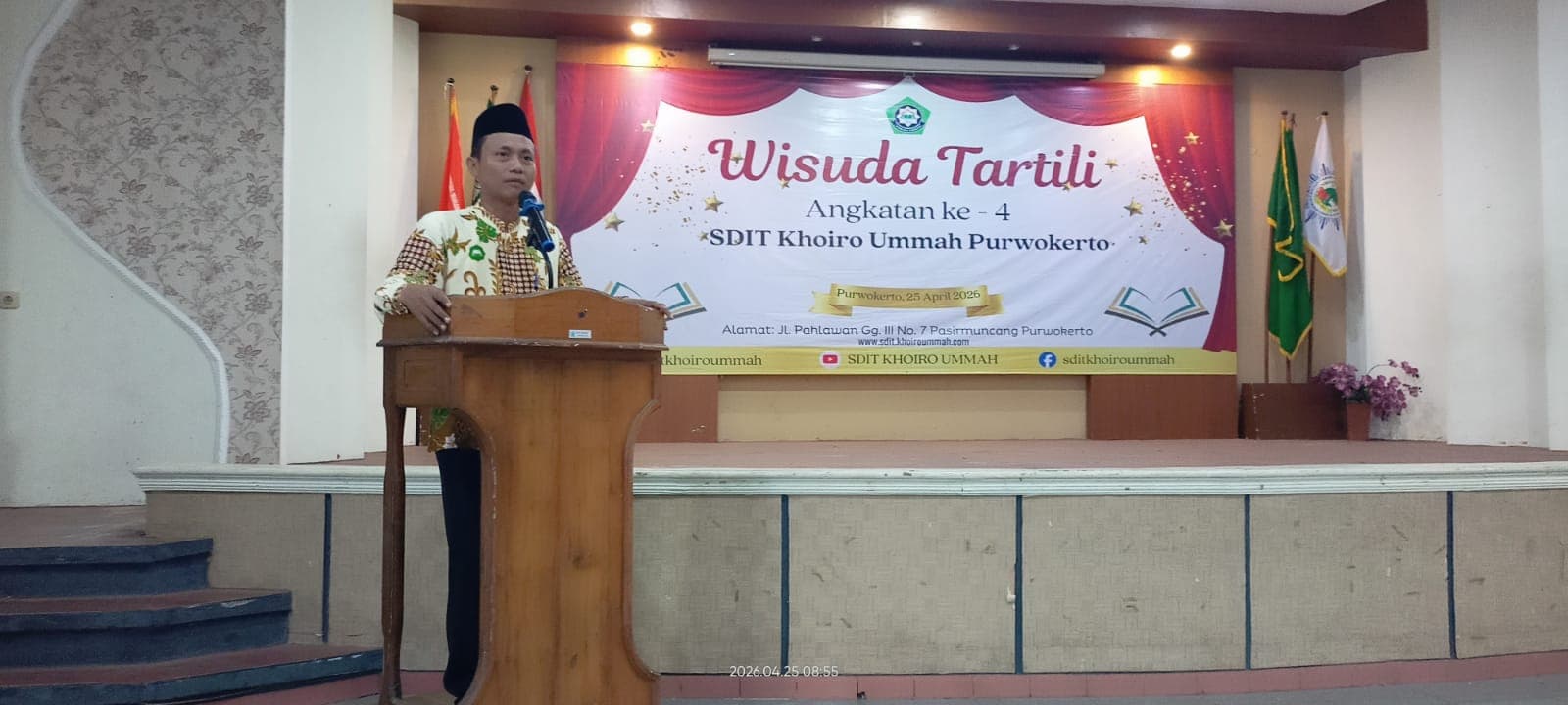 Wisuda Tartili Angkatan 4 SDIT Khoiro Ummah Purwokerto Berlangsung Khidmat