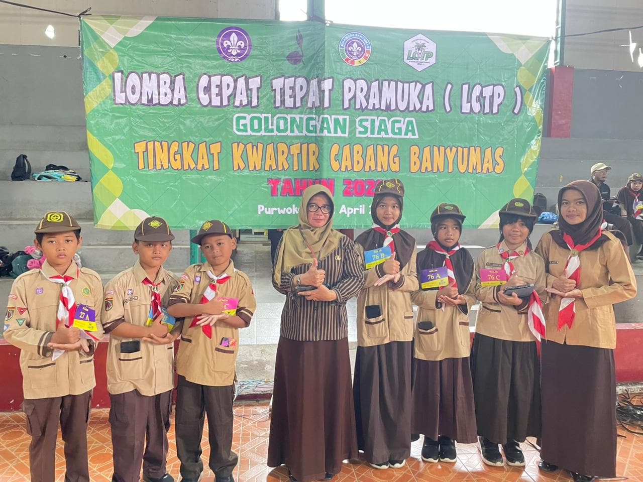 “Antusias dan Tangguh, Wakil Purwokerto Barat Ramaikan LCTP Siaga Banyumas”