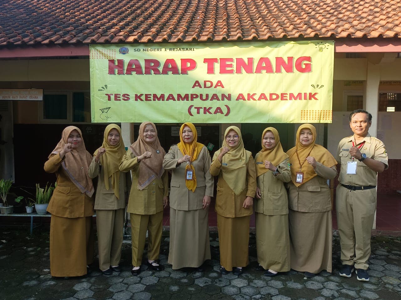 TKA di SD Negeri 1 Rejasari Berjalan Lancar, Korwilcam Dindik Purwokerto Barat Lakukan Monitoring