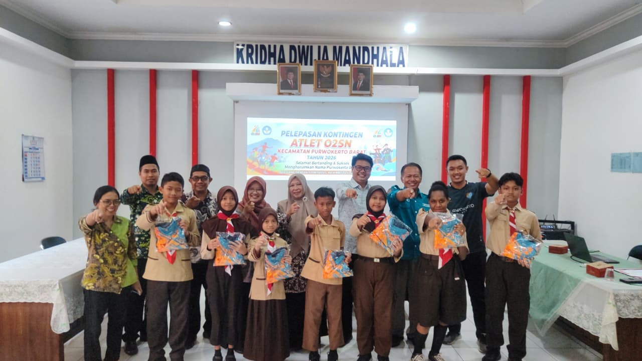Siap Harumkan Nama Kecamatan, Kontingen O2SN Purwokerto Barat Resmi Dilepas Menuju Tingkat Kabupaten!