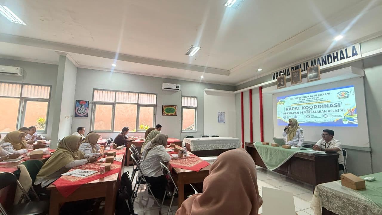 Rapat Koordinasi KKG Kelas VI: Menyatukan Langkah Mempersiapkan Pembelajaran Berkualitas Menuju TKA 2027