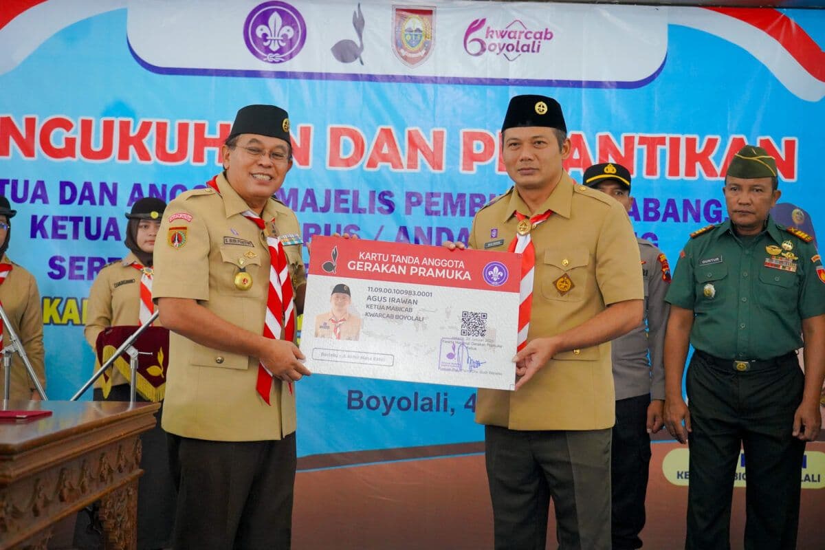 Lantik Mabicab Boyolali, Ka Kwarda Jateng Tekankan Sinergi dan Agenda 2026