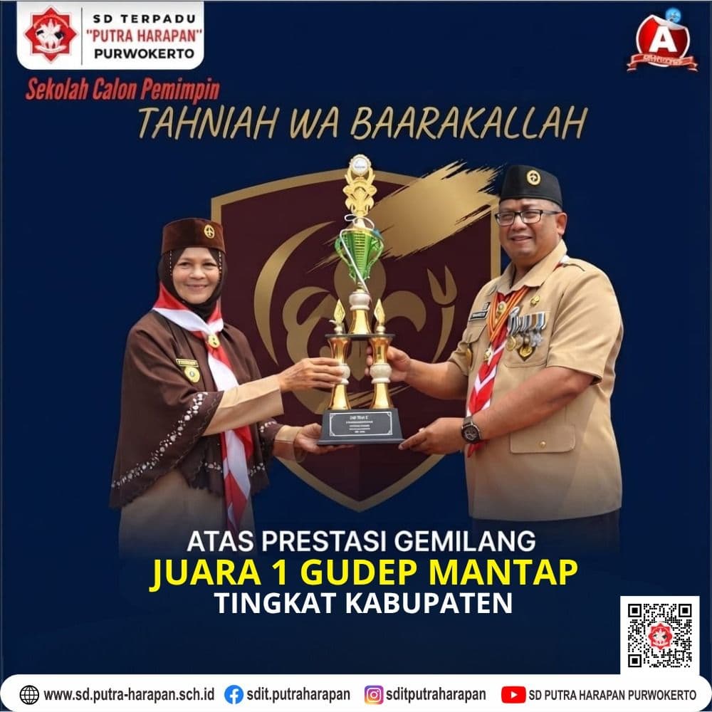 SD Terpadu Putra Harapan Purwokerto Raih Juara I Lomba Gudep Mantap Kwarcab Banyumas 2026