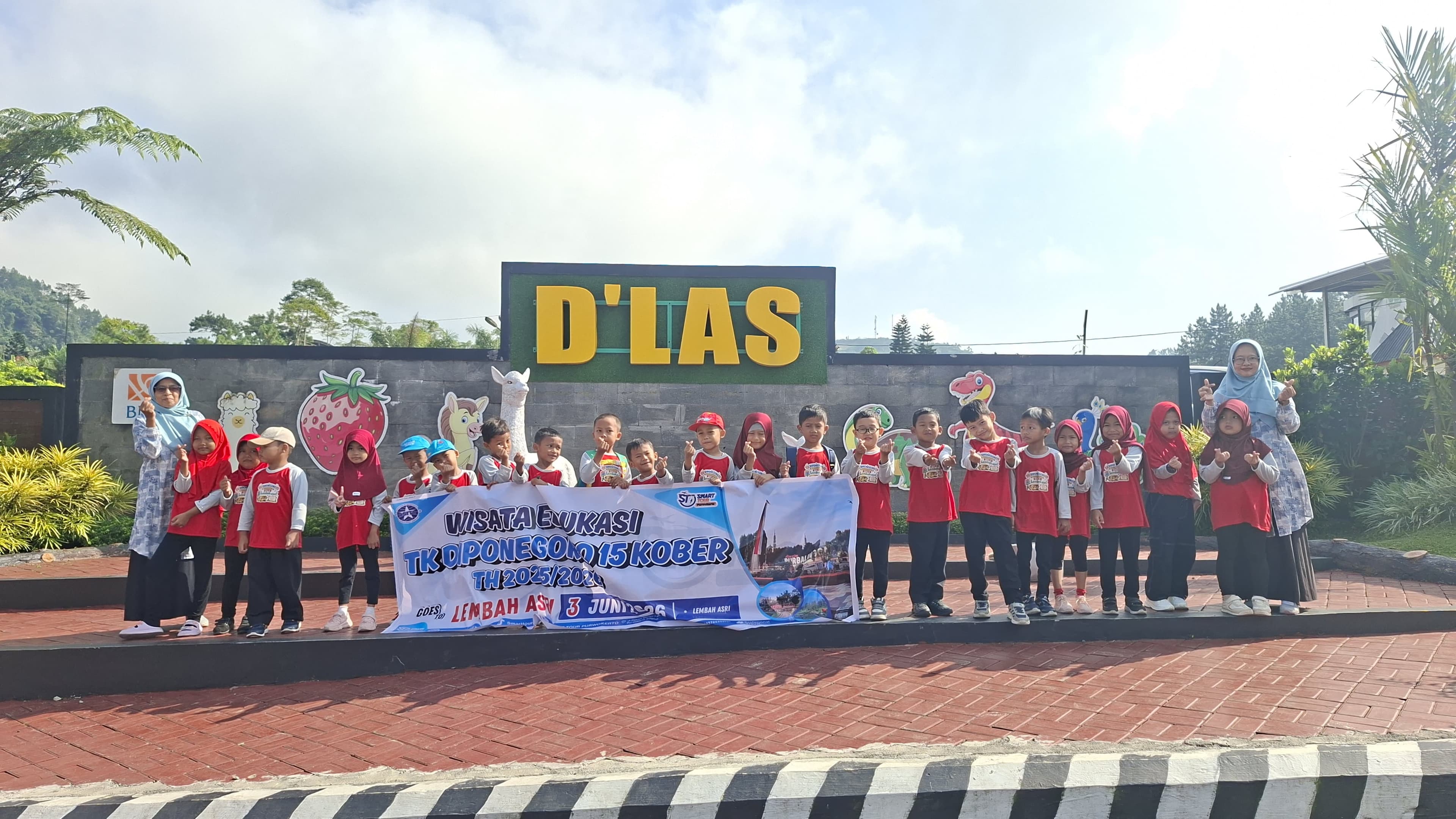 🌿 Jejak Ceria di Alam Asri: Wisata Edukasi dan Pelepasan TK Diponegoro 15 Kober Tahun Pelajaran 2025/2026 🌿