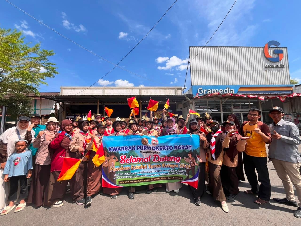 Semarak Lomba Cherring Sambut Estafet Tunas Kelapa 2026, Kwarran Purwokerto Barat Tampilkan Semangat dan Keberagaman